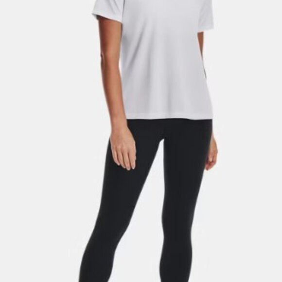 CHRISTMAS SALE!!!!  1370431 Under Armour White Womens Team Tech Polo Shirt - Picture 3 of 5